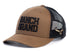 Casquette Big Ranch | Brun Coyote & Mesh Noir | Logo Noir