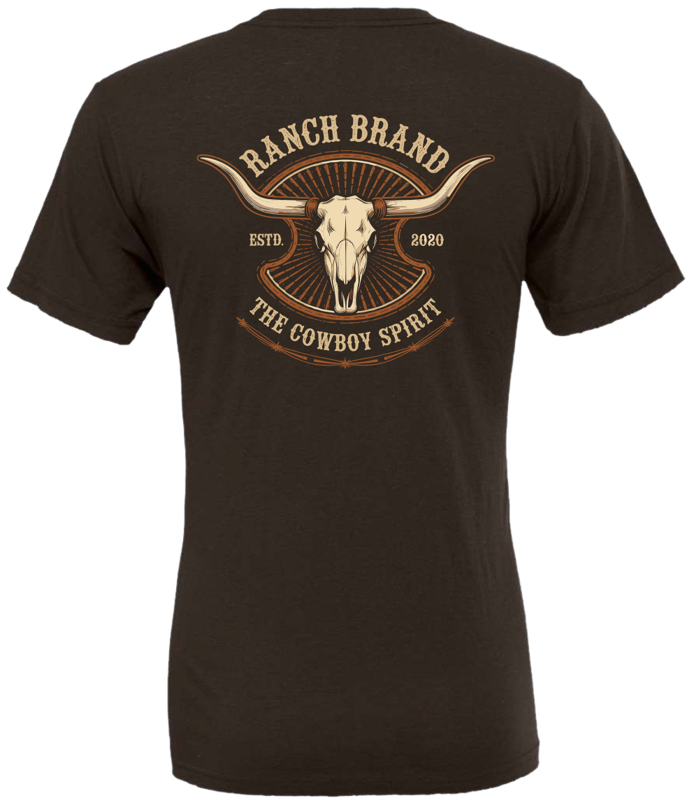 Ranch Brand | T-Shirt Homme Skull 9 | Noir