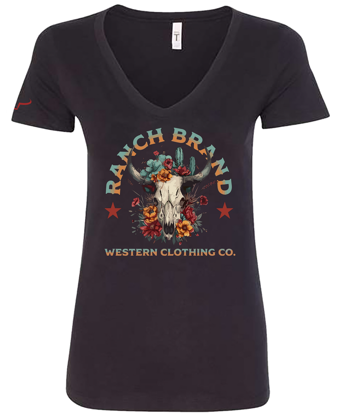 Ranch Brand | T-Shirt Femme Desert Skull | Noir