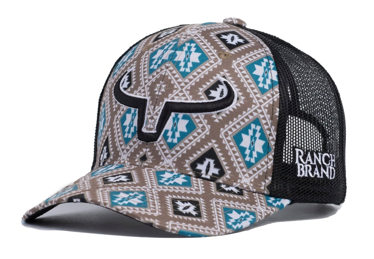 Casquette Ponytail Femme | Aztec 3 | Logo Noir & Blanc