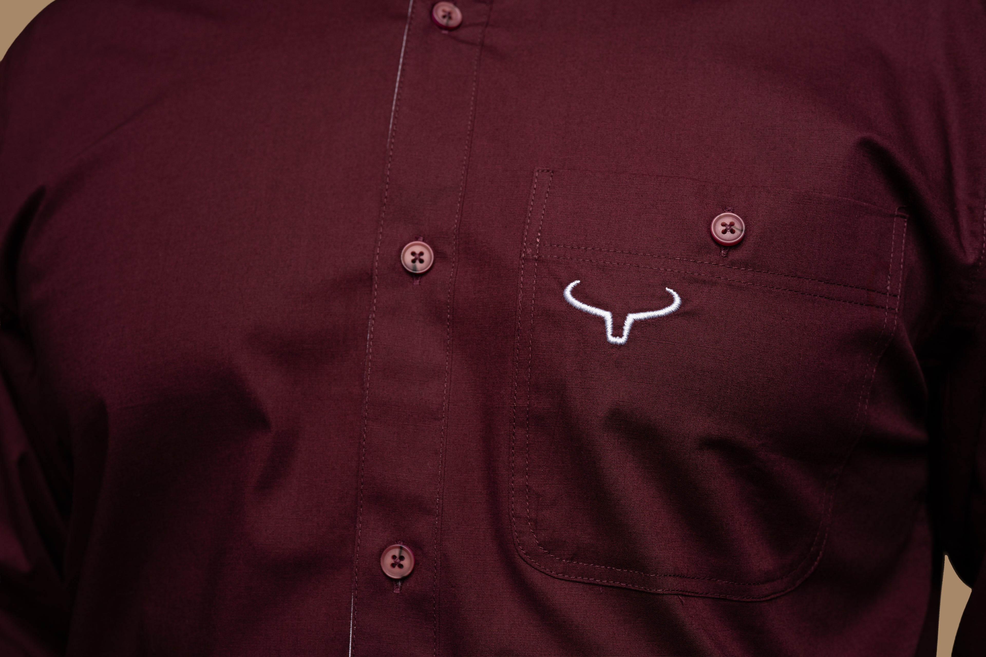 Ranch Brand | Chemise Homme | Bourgogne