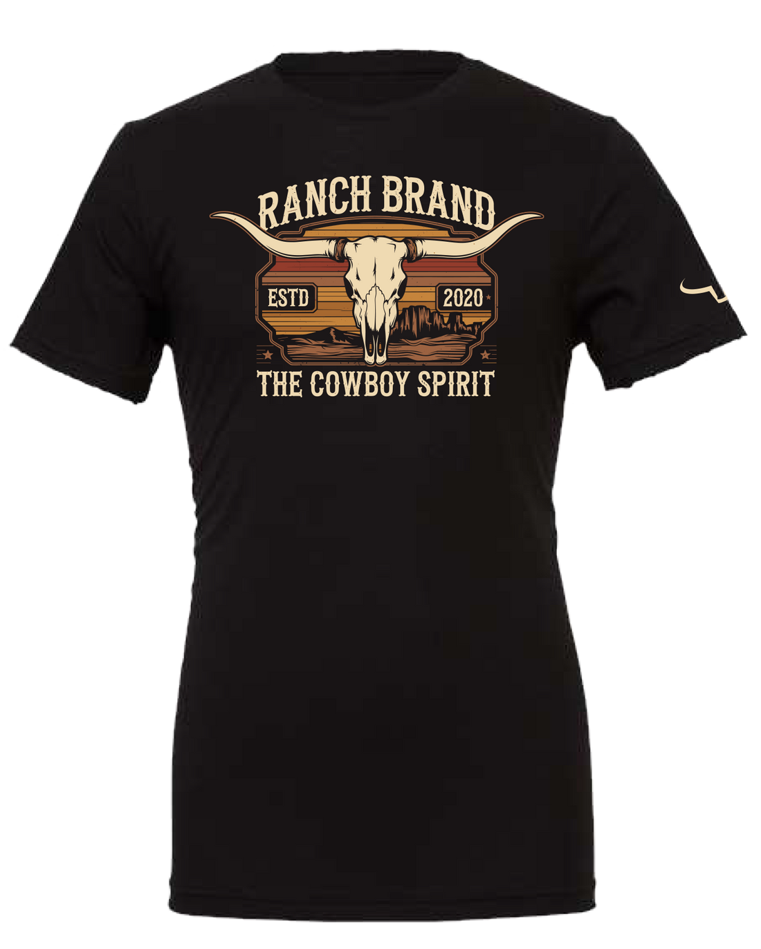 Ranch Brand | T-Shirt Homme Skull 8 | Noir