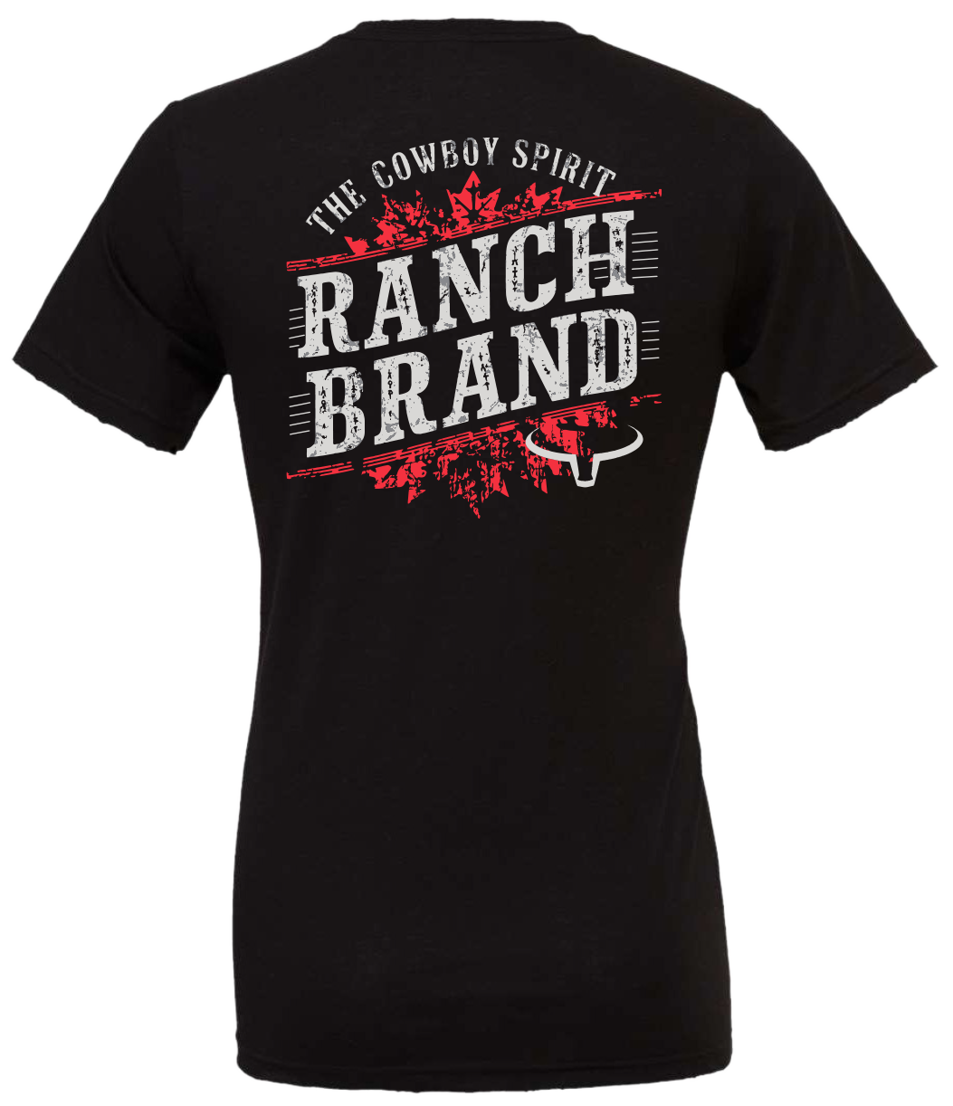 Ranch Brand | T-Shirt Homme Canadian Rancher back | Noir