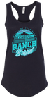 Camisole western noire, avec logo Ranch Brand bleu