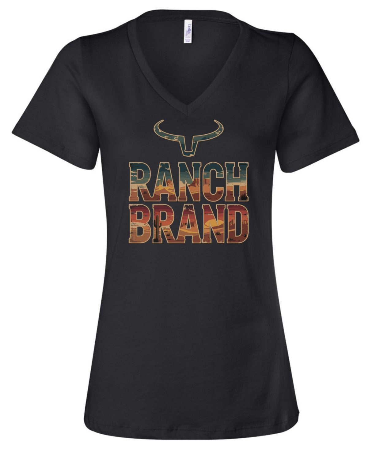 T-Shirt Femme Arizona Noir Ranch Brand