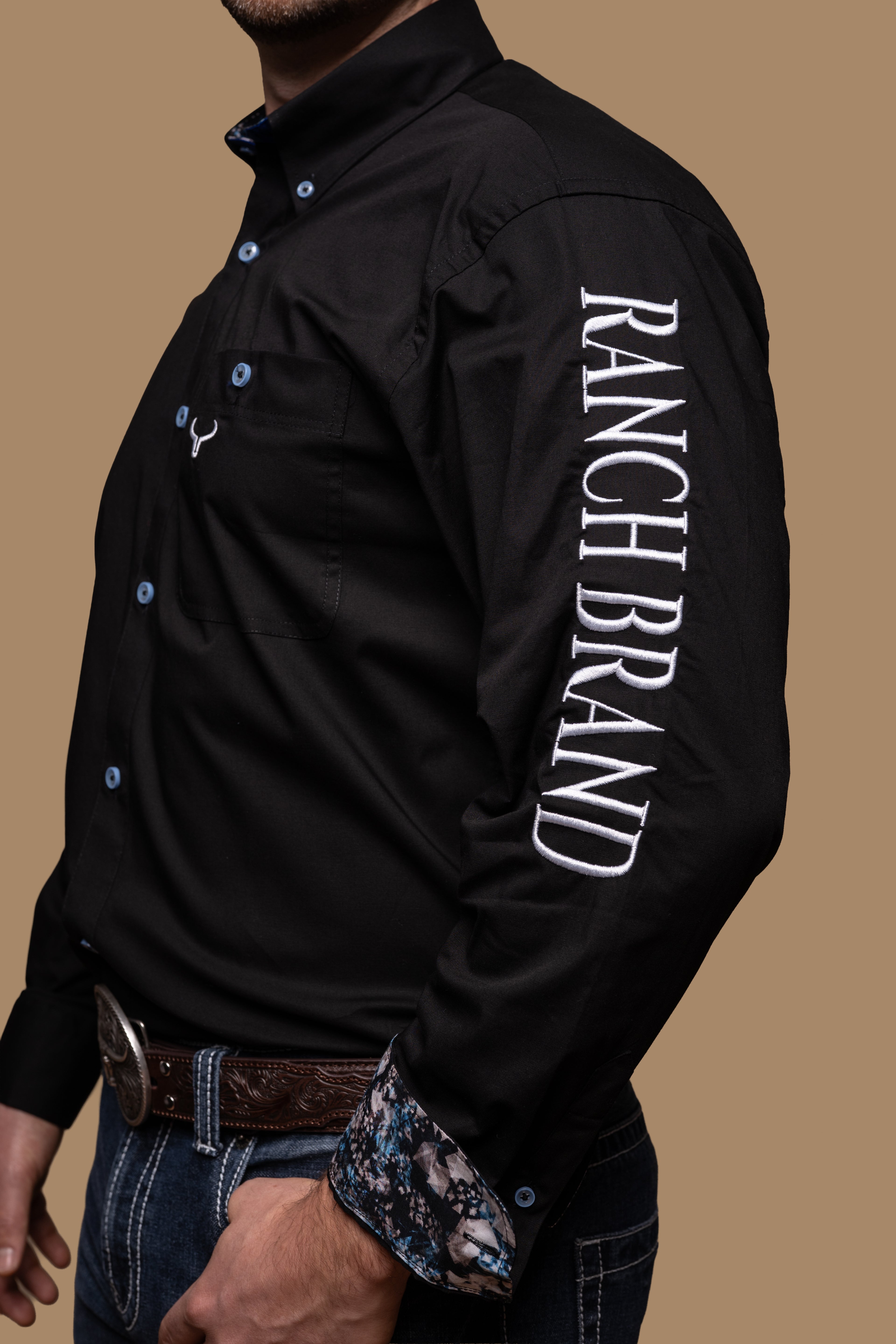 Ranch Brand | Chemise Homme | Sleeve Noir