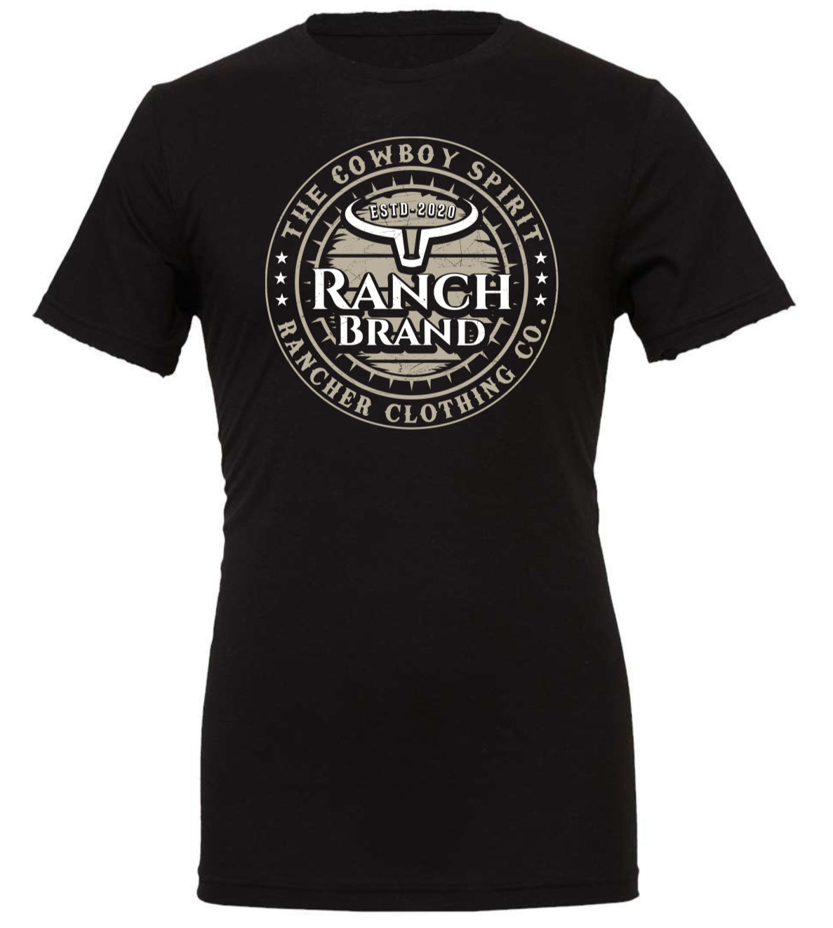 T-Shirt Homme Circle 2 Noir Ranch Brand