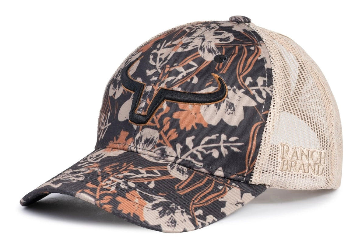 Casquette Ponytail Femme Fleur 35 | Logo Noir