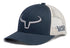 Casquette Rancher | Marine & Mesh Silver | Logo Silver