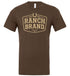 T-Shirt Homme Horseshoe Brun Ranch Brand