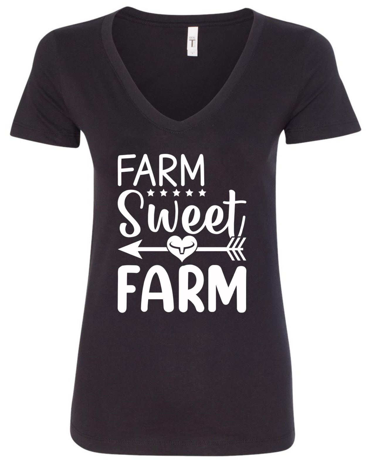 Ranch Brand | Farm Sweet Farm Femme | Black & White