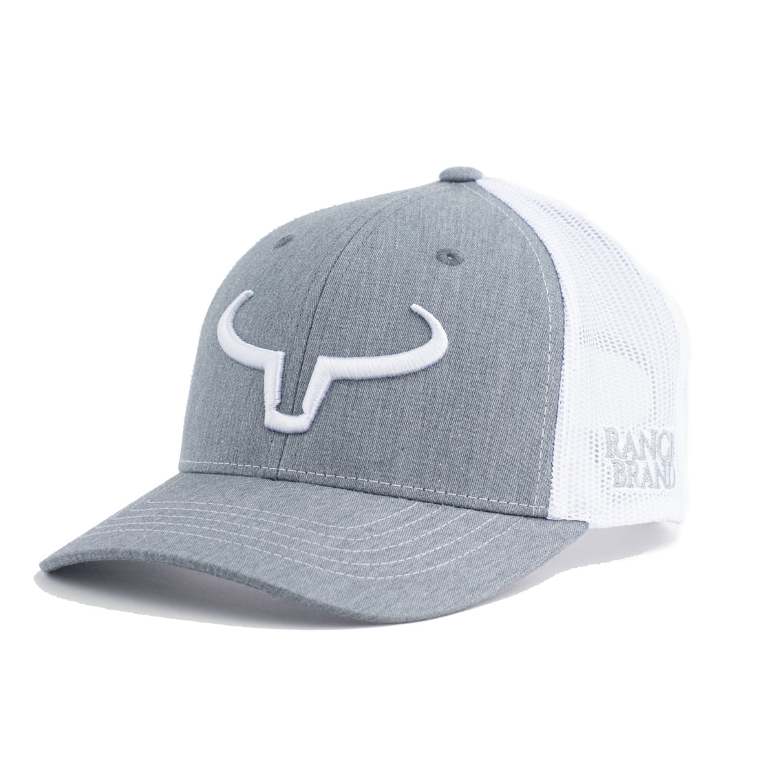 Child Rancher | Gray & White Mesh | White Logo