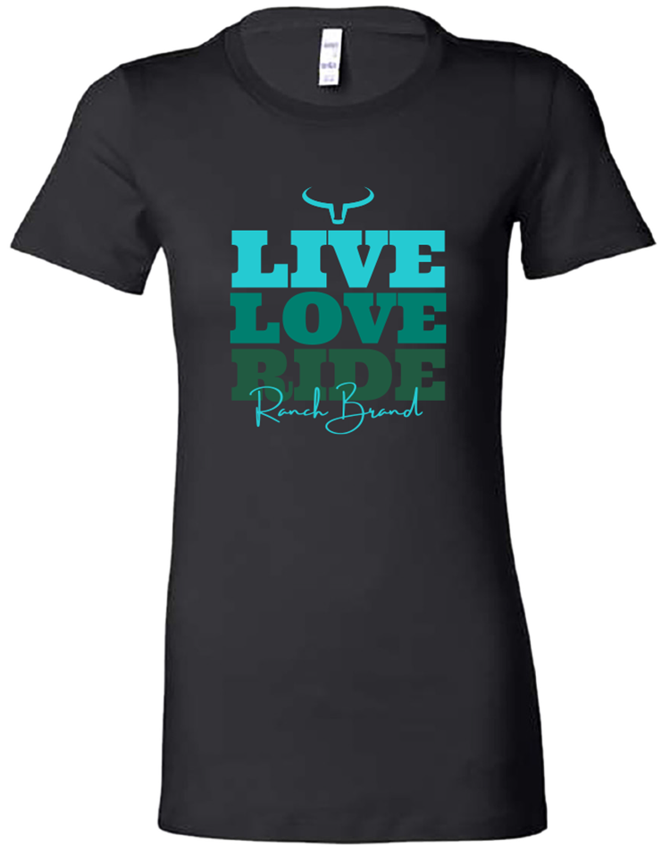 Ranch Brand | Ride Femme | Black & turquoise