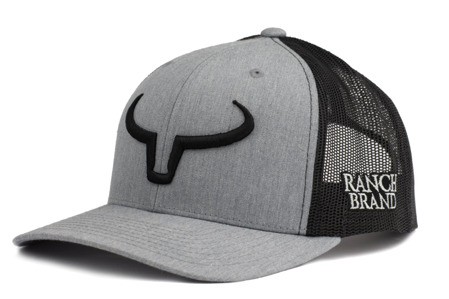 Rancher | Gris & Mesh Noir | Logo Noir