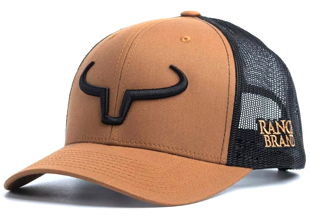 Rancher | Camel & Mesh Black | Black Logo