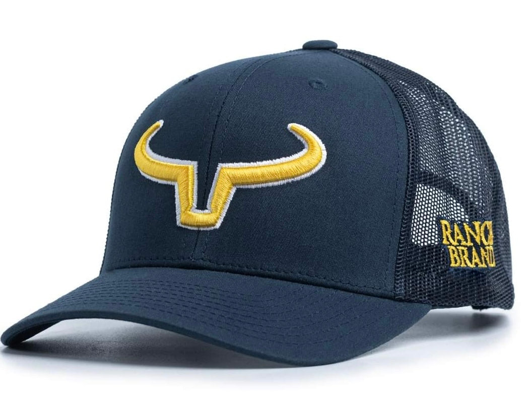 Rancher | Marine & Mesh Marine | Logo Jaune & Blanc