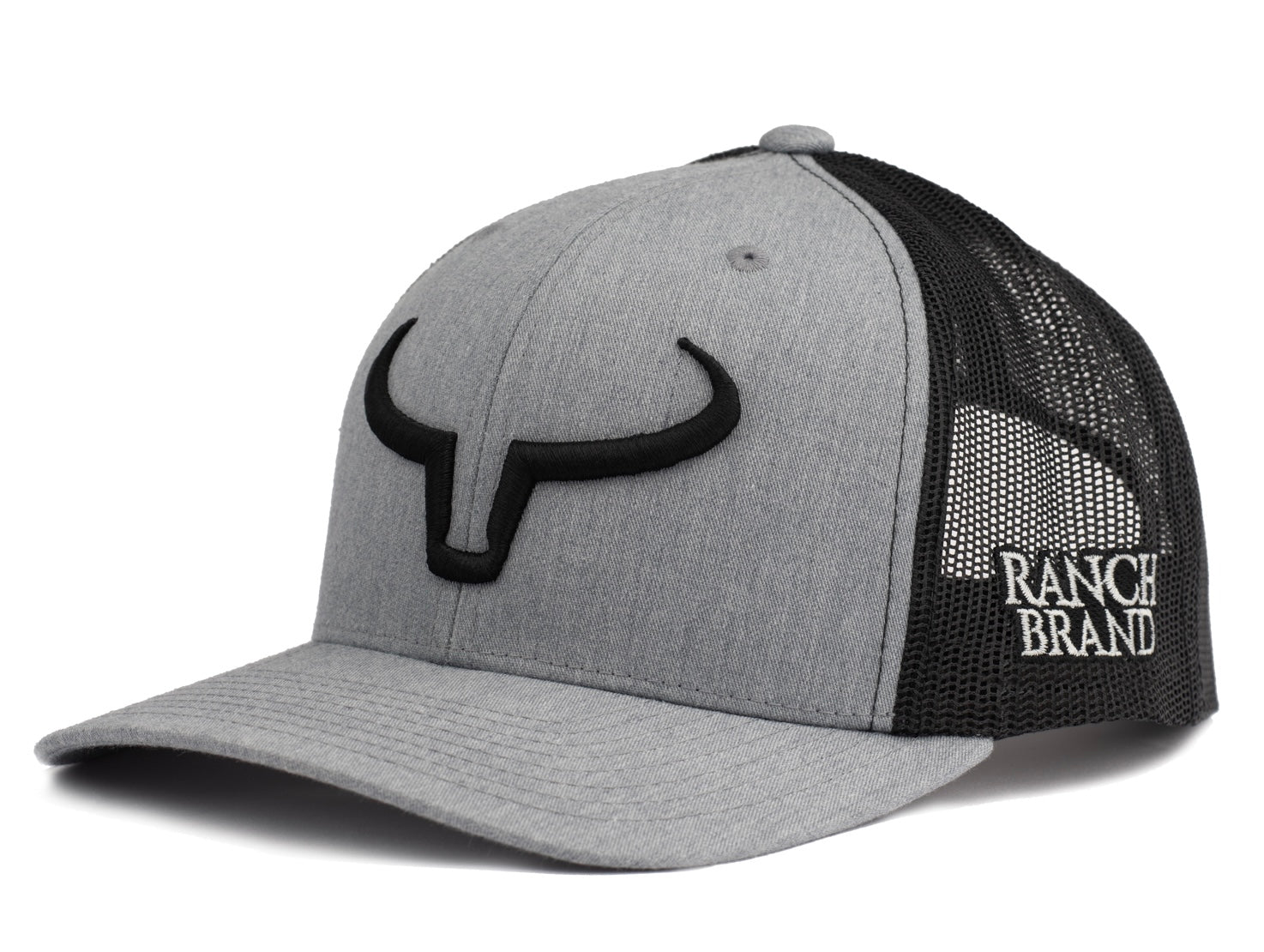 Rancher Enfant | Gris & Mesh Noir | Logo Noir