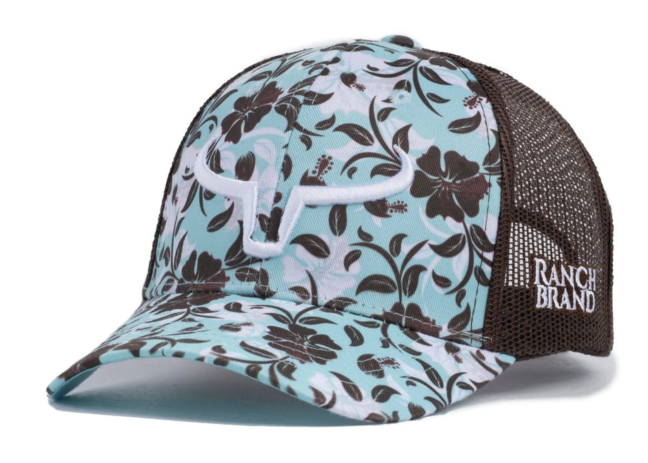 Casquette Sweet Pants Bleu Electrique Leopard Casquettes Western pour Hommes & Femmes | Ranch Brand Clothing