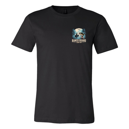 T-Shirt Homme Fish On Black Ranch Brand