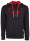 Ranch Brand | Hoodie Léger Unisexe Outline  | Noir & Rouge