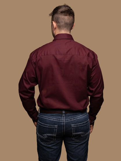 Ranch Brand | Chemise Homme | Bourgogne