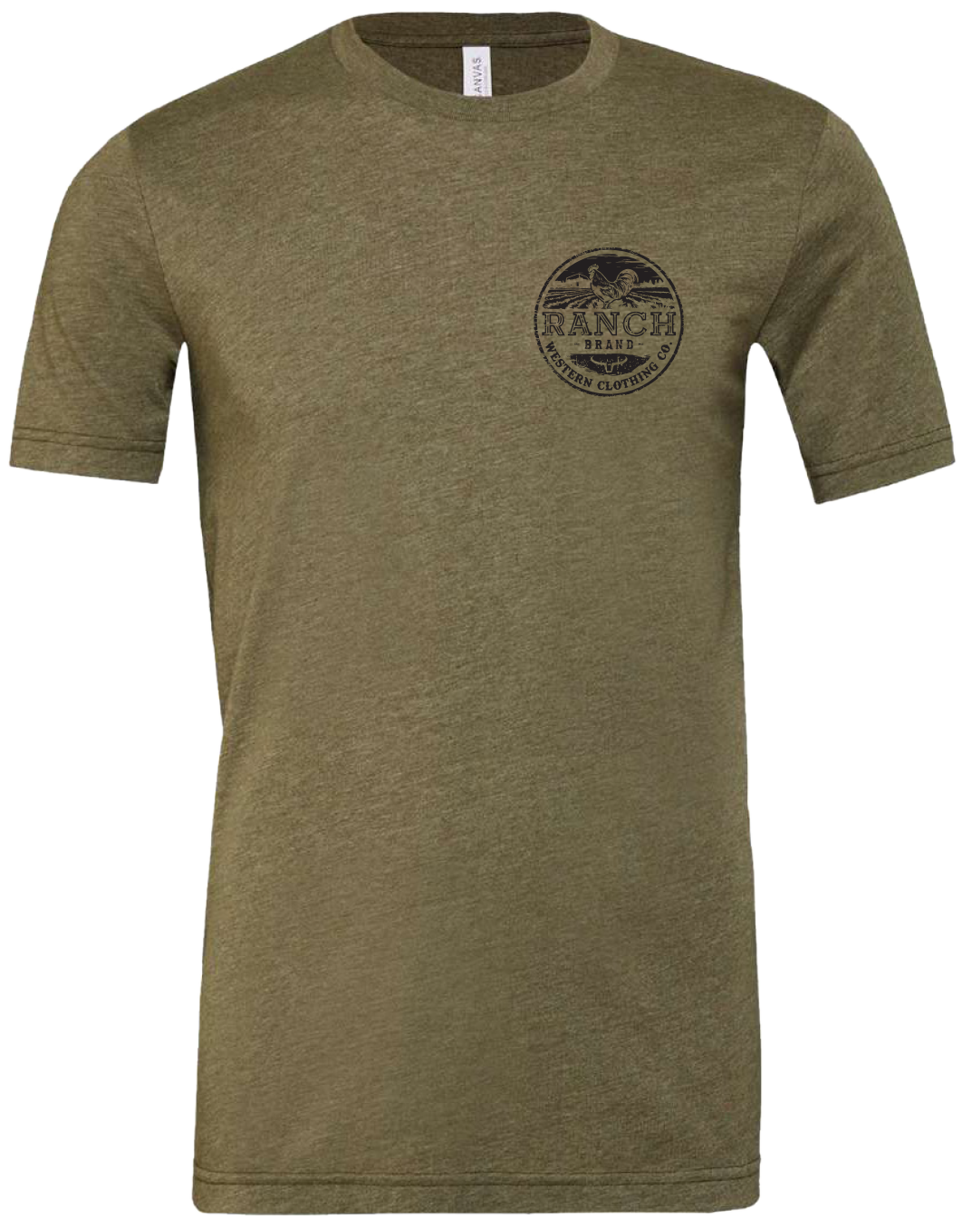 Ranch Brand  Men | T-Shirt Rooster 2 | Army