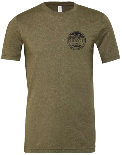 Ranch Brand  Men T-Shirt Rooster 2 | Army