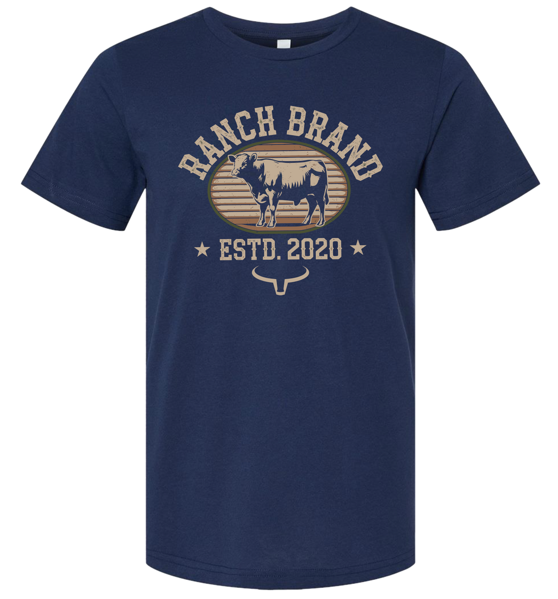 Ranch Brand | T-Shirt Homme Bull | Marine