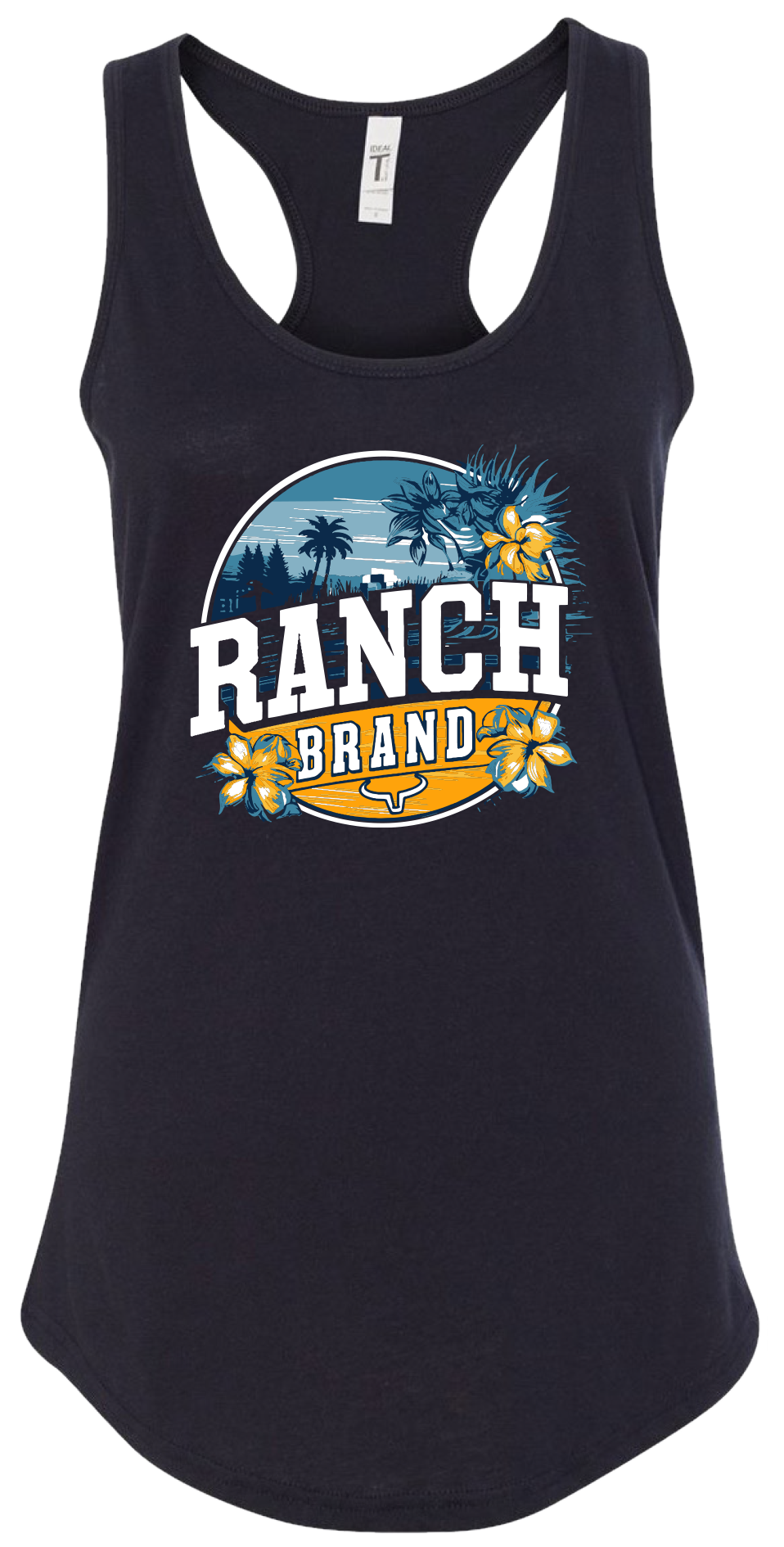 Ranch Brand | Woman Tank top Tropical | Black