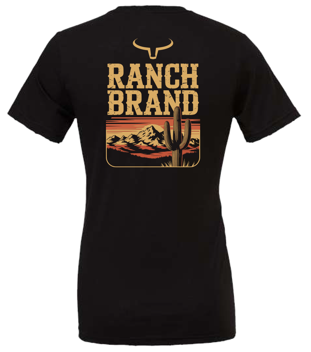 Ranch Brand | T-Shirt Homme Sunset | Noir