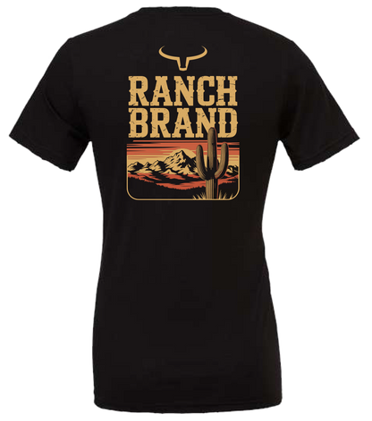 Ranch Brand | T-Shirt Homme Sunset | Noir