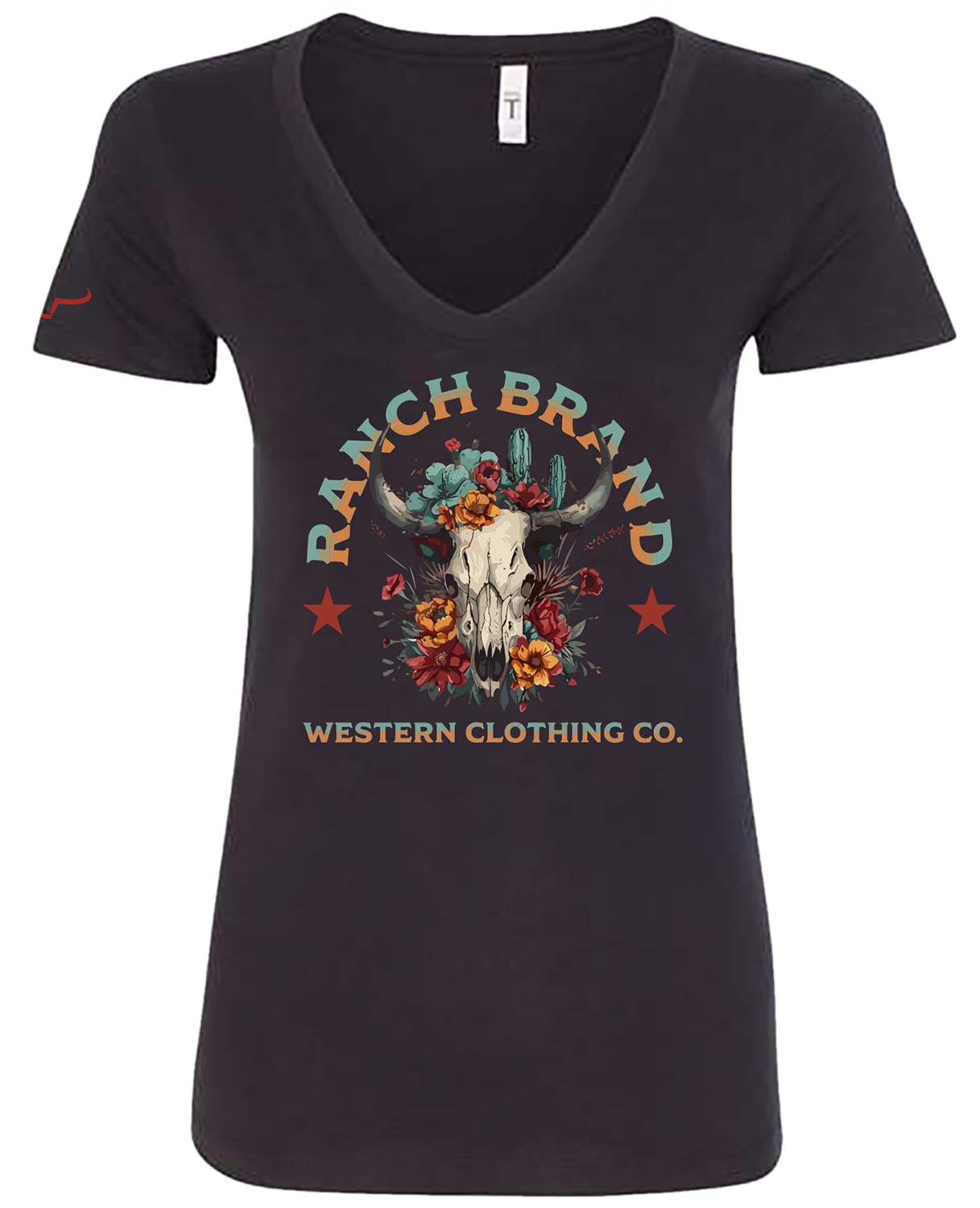 Ranch Brand | T-Shirt Femme Desert Skull | Noir