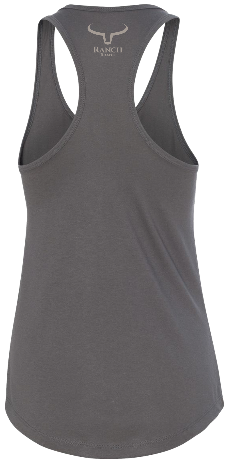 Camisole western gris, vue de dos