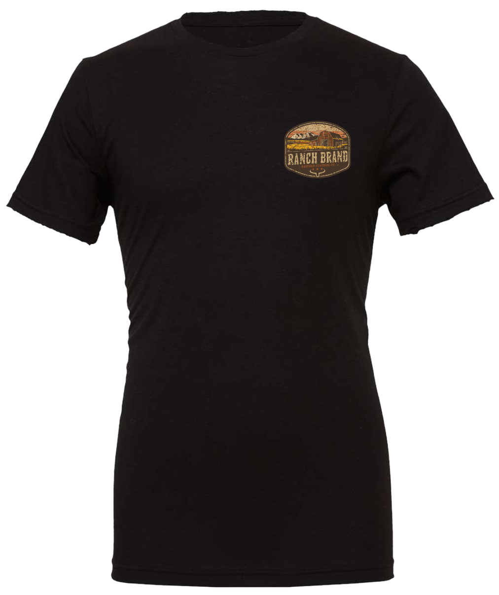 Ranch Brand | Men T-Shirt Barn 2 | Black