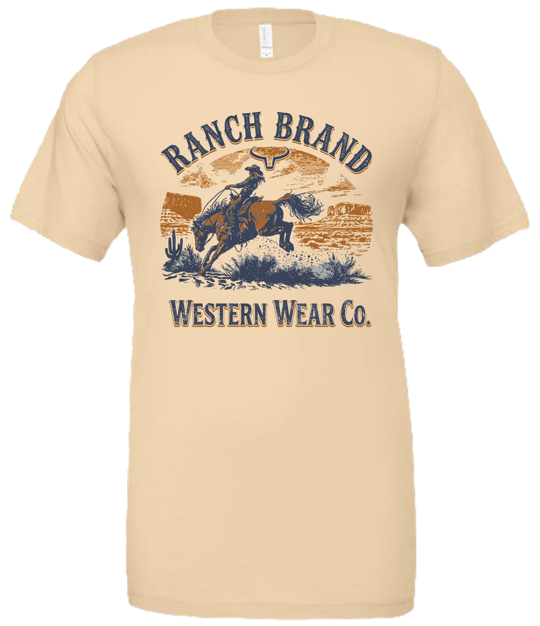 Ranch Brand | T-Shirt Homme Bucking | Tan
