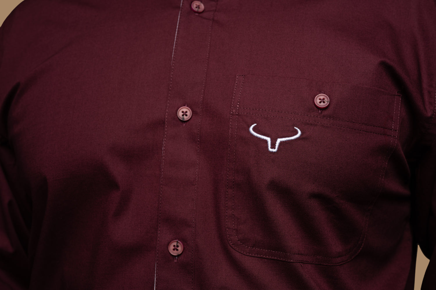 Ranch Brand | Chemise Homme | Bourgogne