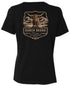 T-Shirt Femme Wild Steer Noir Ranch Brand