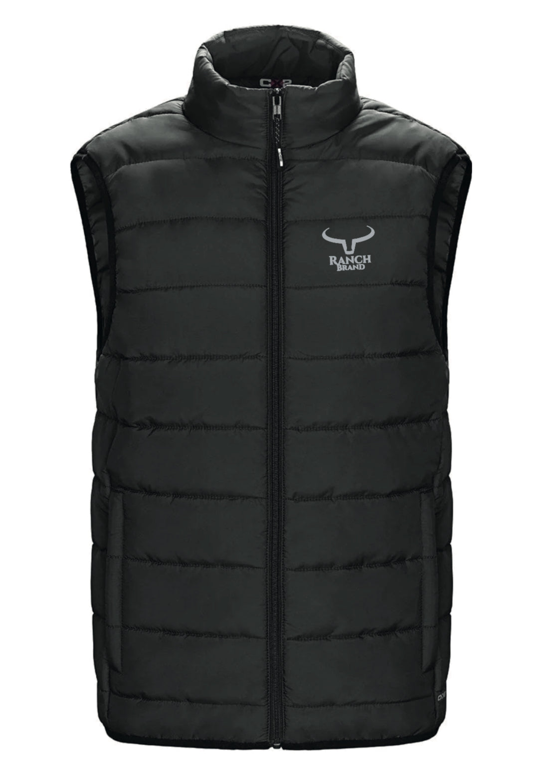 Ranch Brand | Lightweight Sleeveless Jacket for Women | Noir &amp; Silver