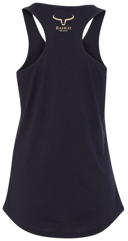 Camisole western gris, vue de dos