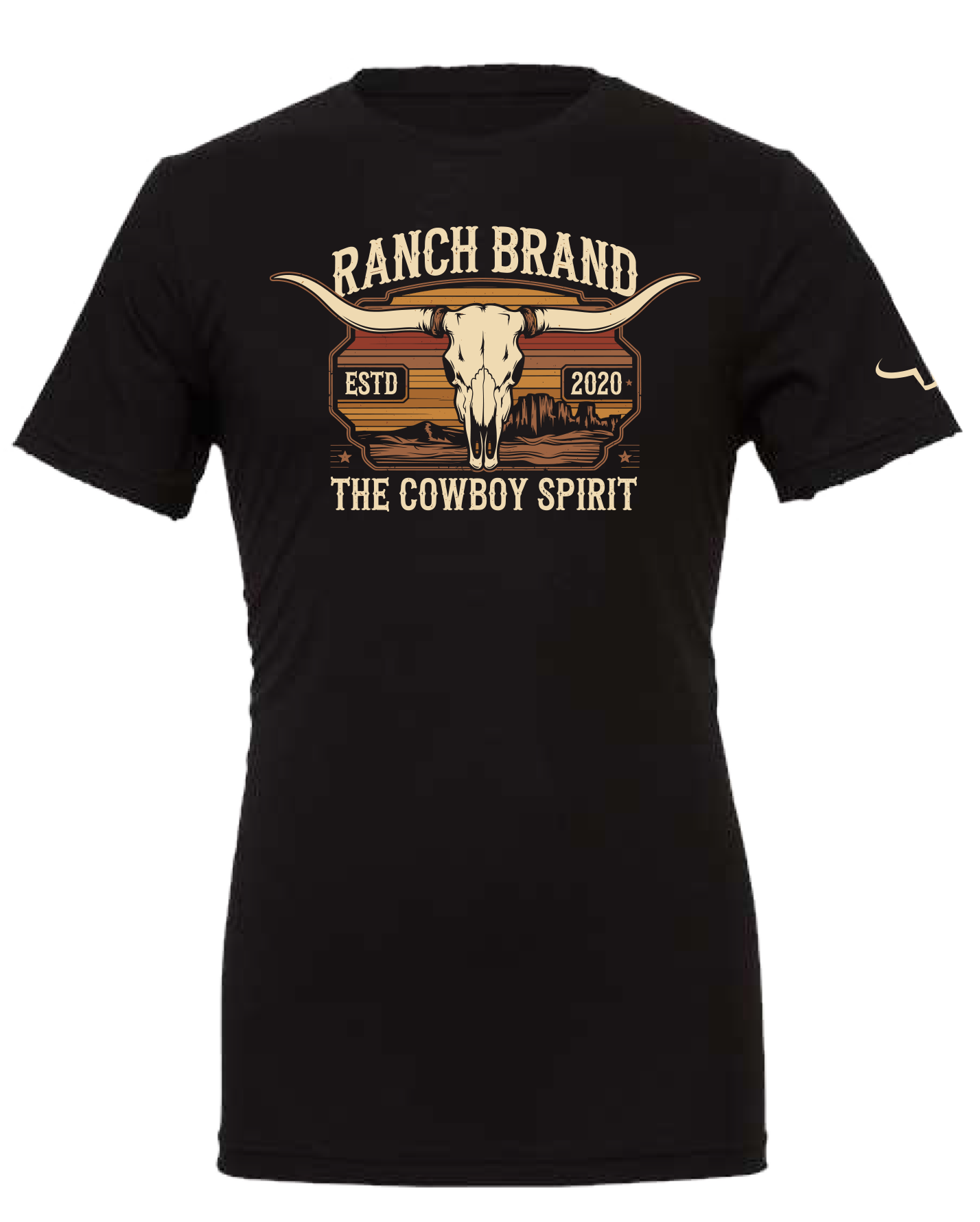 Ranch Brand | T-Shirt Homme Skull 8 | Noir