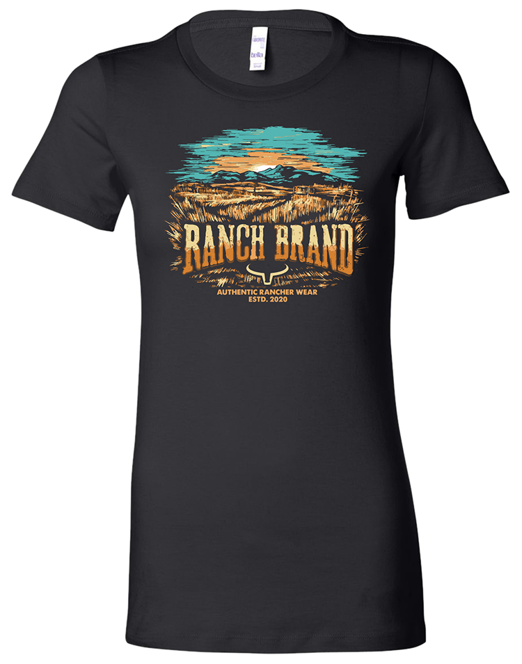 Ranch Brand | Woman T-Shir Field | Black