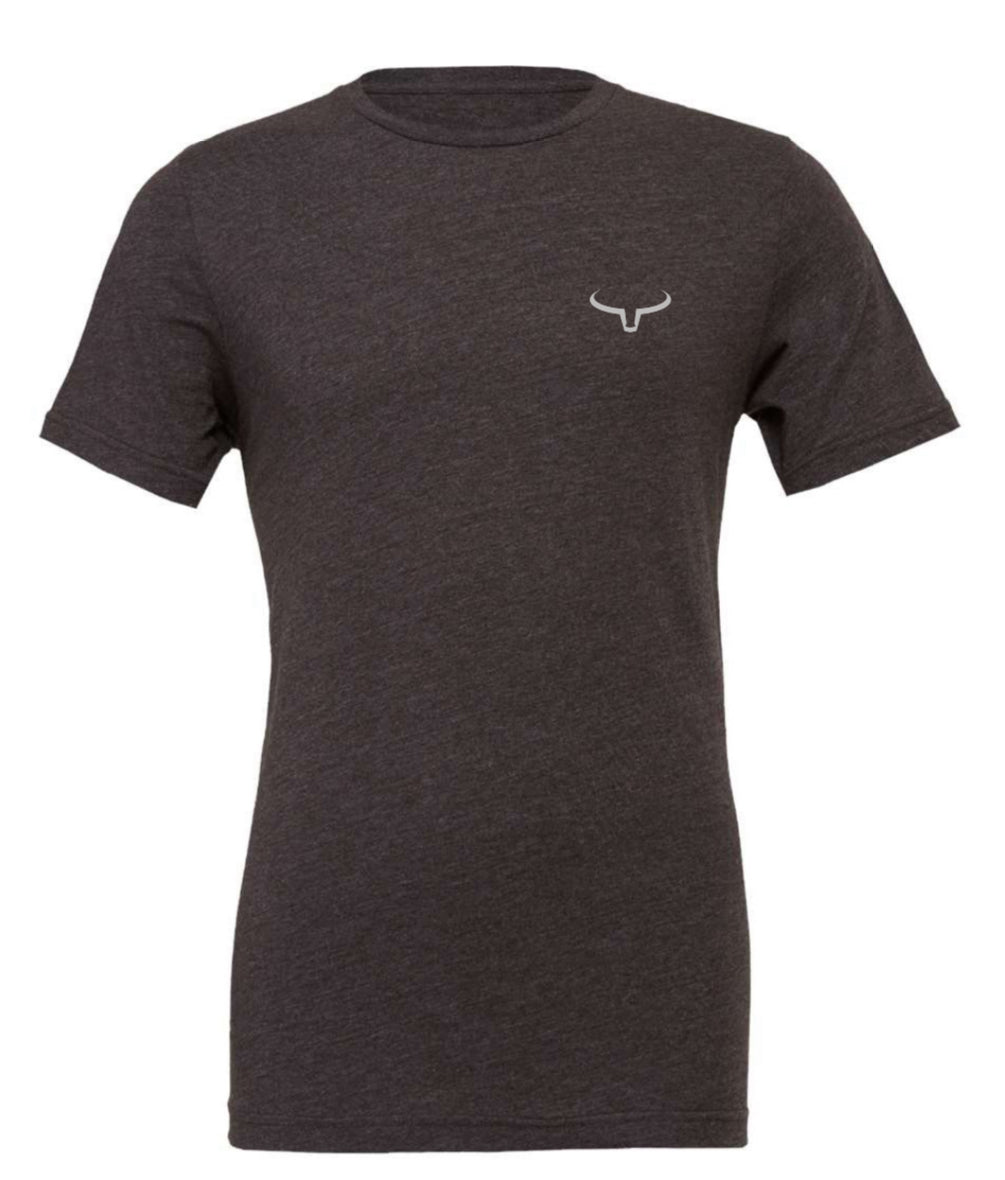 Ranch Brand | T-Shirt Homme Basic | Gris Foncé &amp; Silver