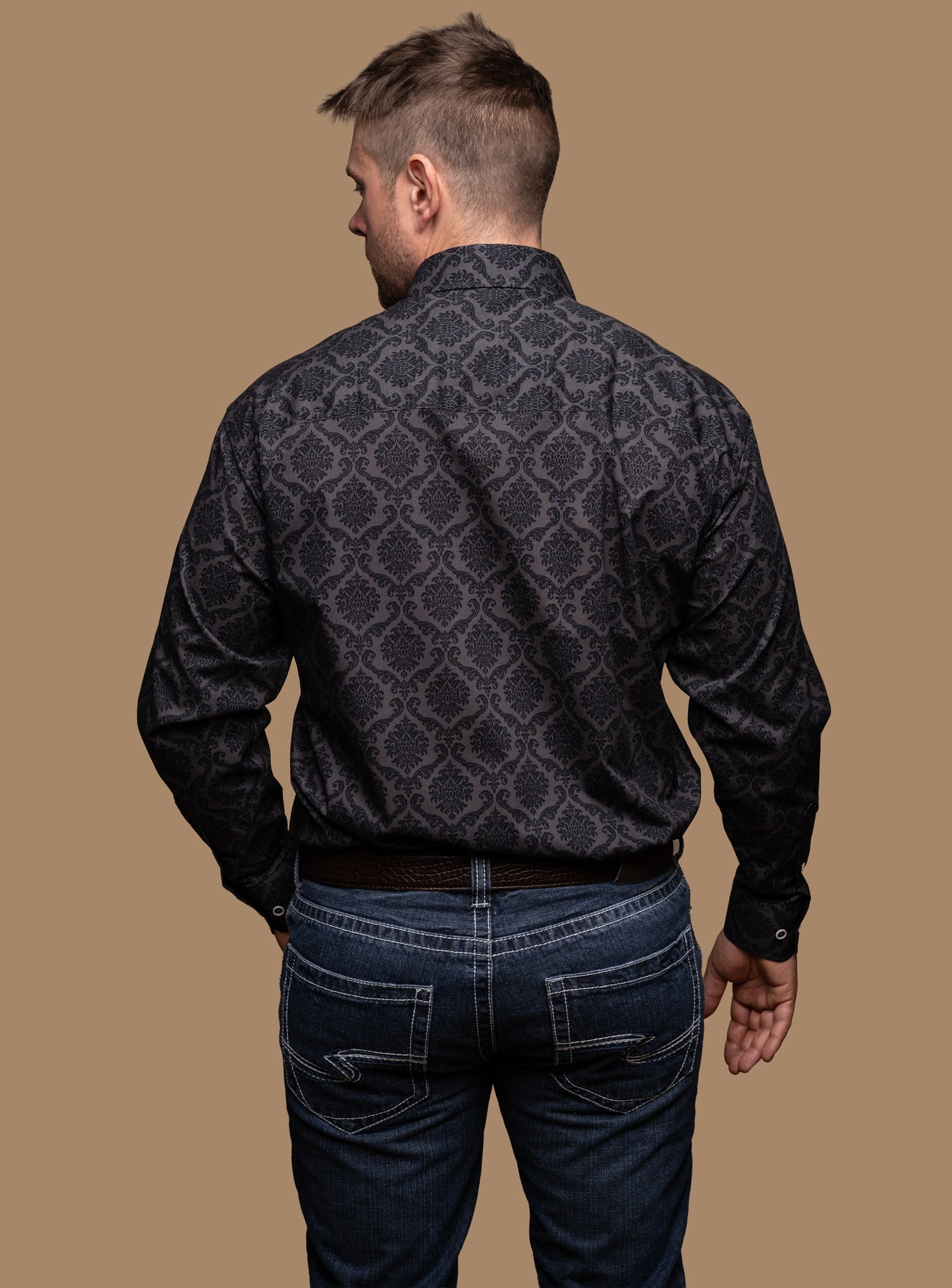 Ranch Brand | Chemise Homme | Damascus Noir