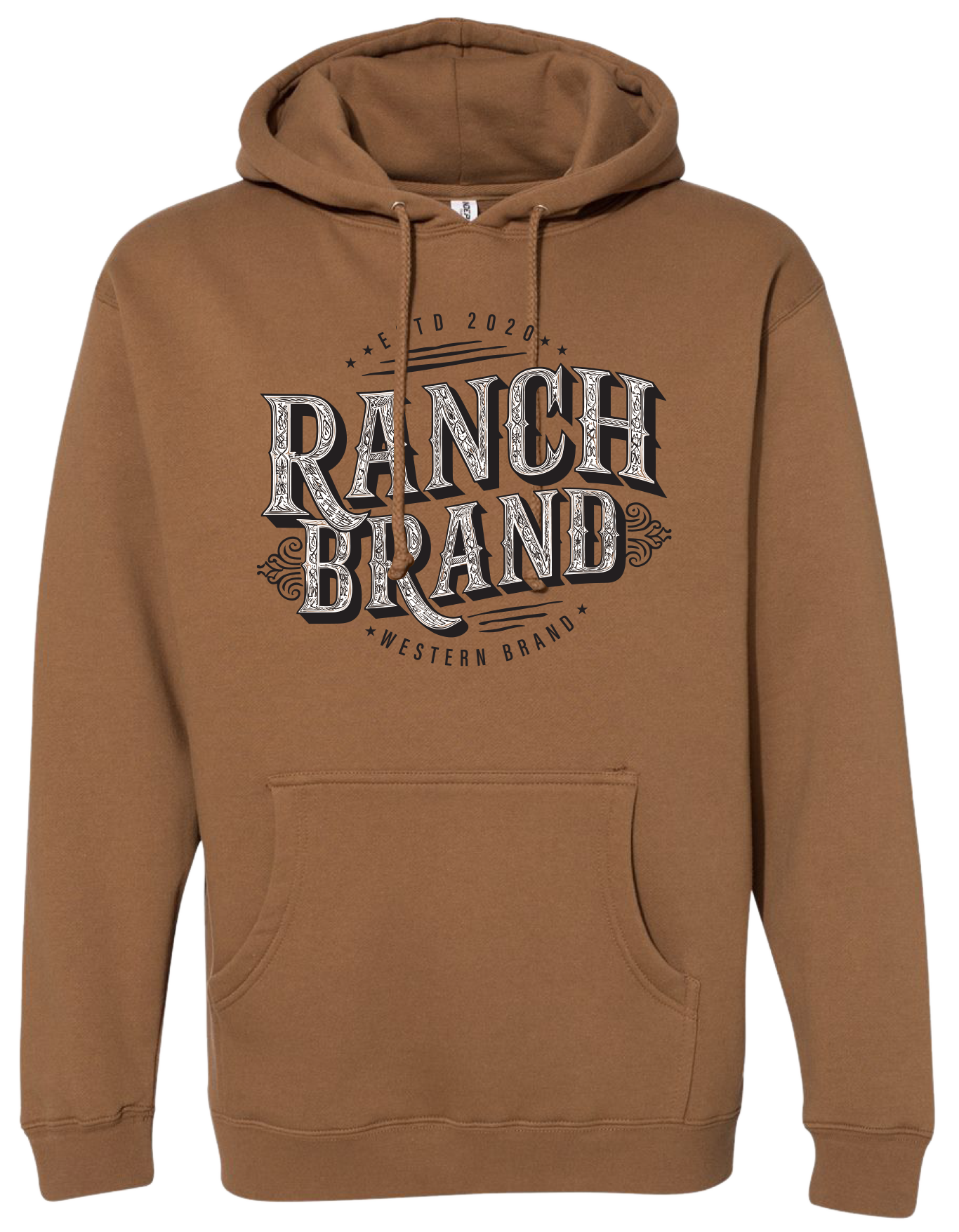 Ranch Brand | Unisex Hoodie Old Style | Saddle