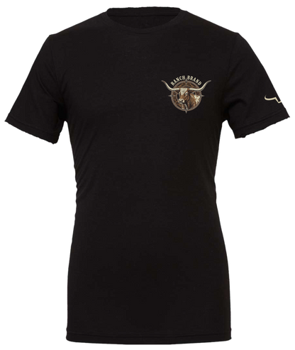 Ranch Brand | T-Shirt Homme Longhorn 7 | Noir