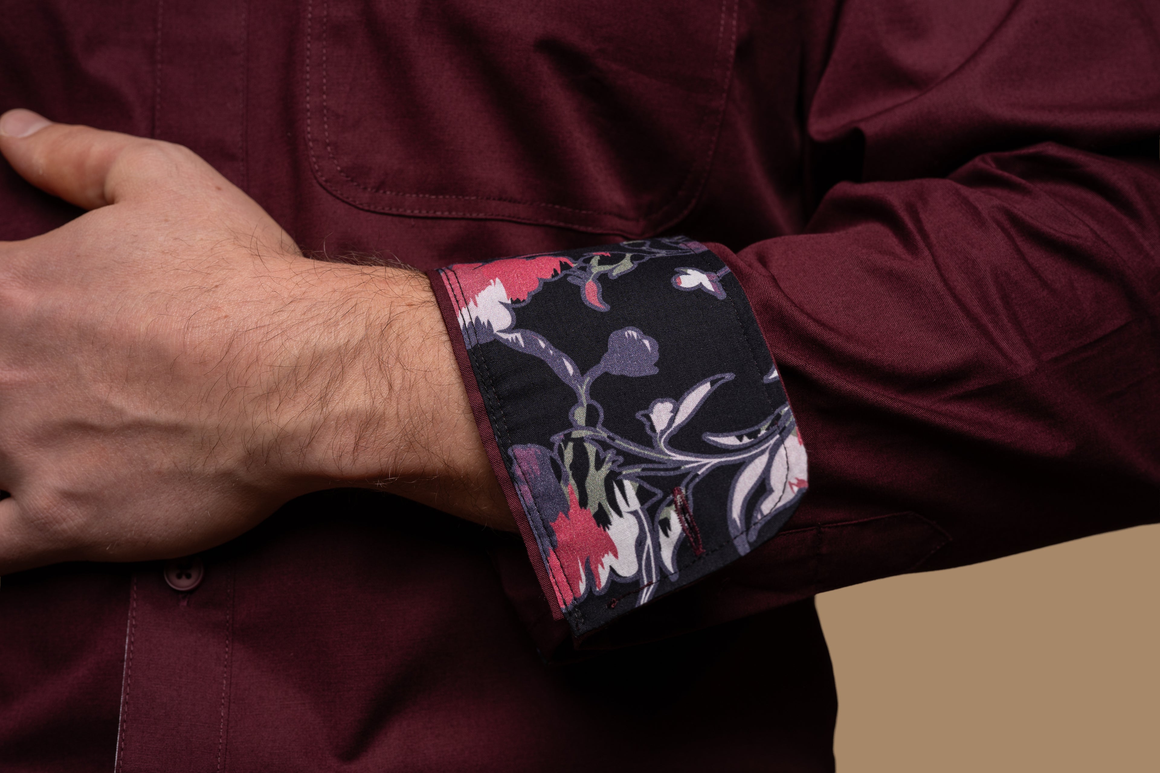 Ranch Brand | Chemise Homme | Bourgogne