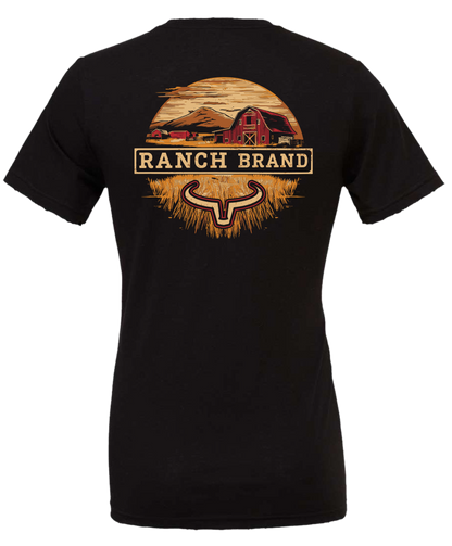 Ranch Brand | T-Shirt Homme Red Barn | Noir