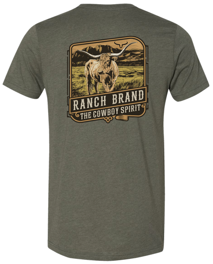 Ranch Brand | T-Shirt Homme Stockyard | Army