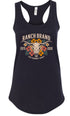 Camisole Flower Skull 2 Noir Ranch Brand