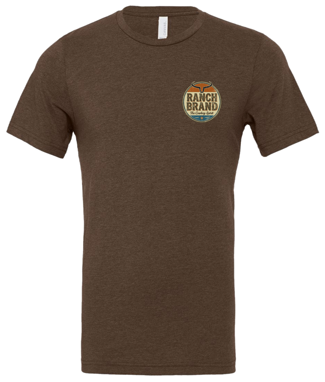 Ranch Brand | T-Shirt Homme Vintage | Brun